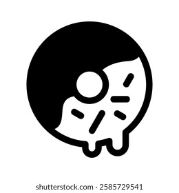 Donut Icon Vector from Food and Drink Set