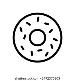 Donut Icon Vektorgrafik glazed Cake Icon