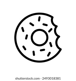 Donut Icon Vektorgrafik glazed Cake Icon