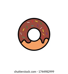 Donut Icon Vector / Illustration
