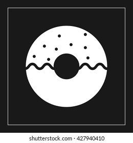 donut icon. donut vector illustration