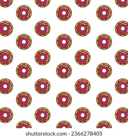 donut icon vector illustration logo design