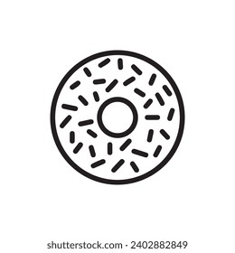 donut icon vector ilustration logo design