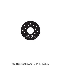donut icon vector ilustration logo design