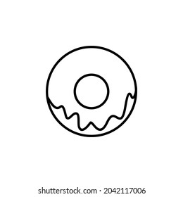 Donut-Symbol, Vektorgrafik, Donut-Logo, Vektorgrafik