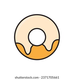 donut icon vector template illustration logo design