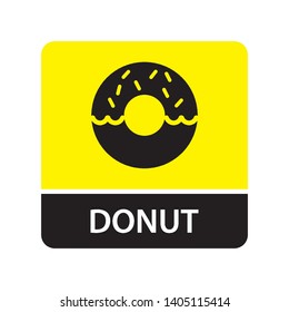 Donut icon for web and mobile