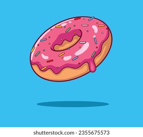 Donut Illustration Design, Delicious  Donut Vector