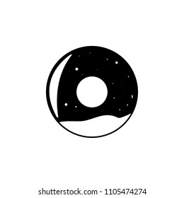 donut illustration. Element of party icon for mobile concept and web apps. Detailed donut illustration can be used for web and mobile on white background