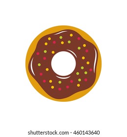 Donut illustration vector