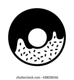 donut  isolated icon design 