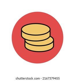 Donut Isolated Vector icon which can easily modify or edit

