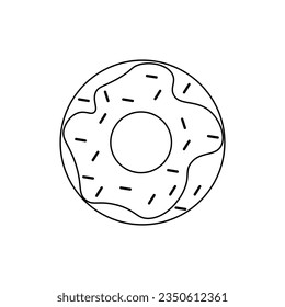 No usar en un estilo lineal en un fondo aislado.Icono vectorial de anillos.