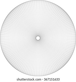 Donut lines - circles, Eps10 vector format