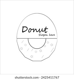 Donut logo design for shop