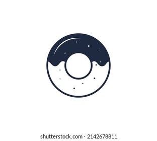 Plantillas de iconos del vector de logotipo de salida. Donut Vector Art, Iconos y Gráficos.