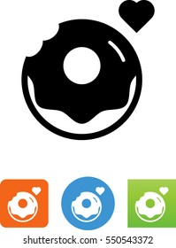 Donut Love Icon