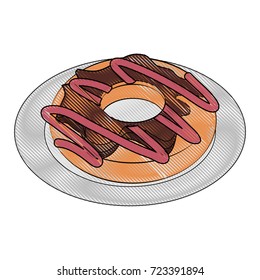 donut pastry food related image 