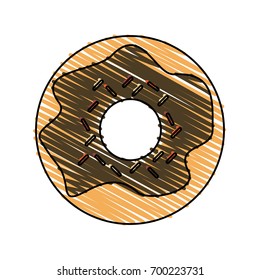 donut pastry icon image 