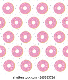 Donut Pattern Vector