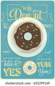 Donut poster design