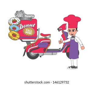 donut scooter delivery