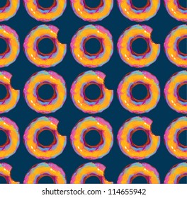 donut seamless pattern