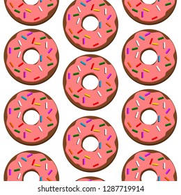donut seamless pattern