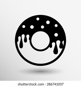 Donut sign Branding Identity Corporate vector logo design