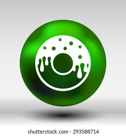 Donut sign Branding Identity Corporate vector logo design