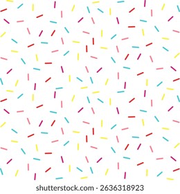 Rosca polvilha confete fundo doce doce doce doce. Bonito sobremesa decoração colorido polvilhar elementos. Aniversário, festa