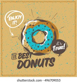 Donut with sprinkles - Donut sweets