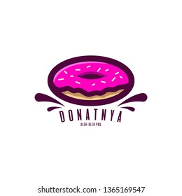 donut store logo vector
