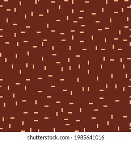Donut sugar flakes seamless pattern background. Vector illustration.