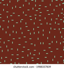 Donut sugar flakes seamless pattern background. Vector illustration.