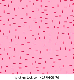 Donut sugar flakes seamless pattern background. Vector illustration.