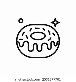 donut sweat icon sign vector