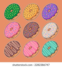 donut sweet bakery delicious donuts