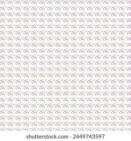 Donut, sweet confetti background. Sweet cake, donut confetti texture, seamless pattern. Colorful candy topping seamless background wallpaper. EPS 10. Vector