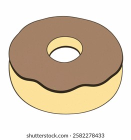 Donut for Sweet Treat Designs – Perfect for bakery branding, menus, and dessert-themed visuals.
