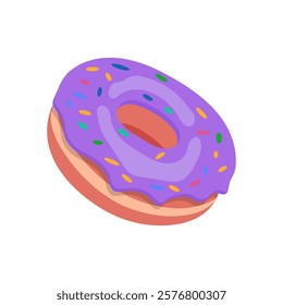 Donut, Sweets Vector Illustration Isolated