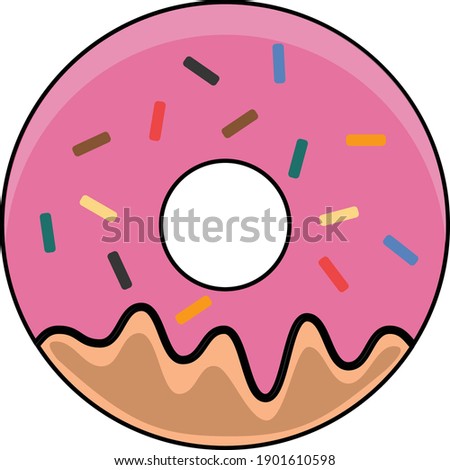 a donut topped with delicious ceres