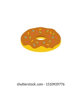 Donut vector 3d isometric, color web icons set, new flat style. Creative illustration design, idea for infographics.