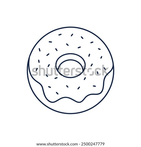 Donut Vector Art Illustration Design