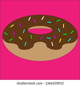 donut vector background