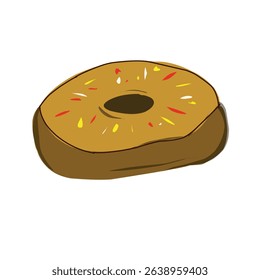 Donut vector design illustration. vector eps10