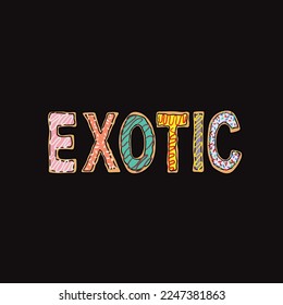 donut vector exótico letra de texto textual forma cera nuca para ropa o marca cannabis
