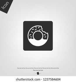 Donut vector icon