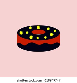 donut vector icon