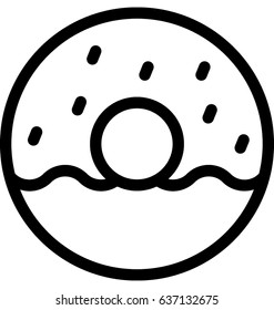 Donut Vector Icon